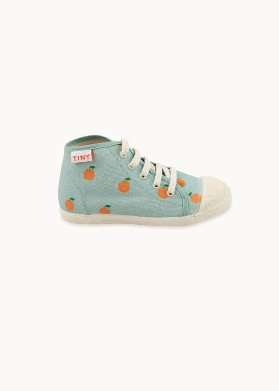 ORANGES HI-TOP SNEAKERS