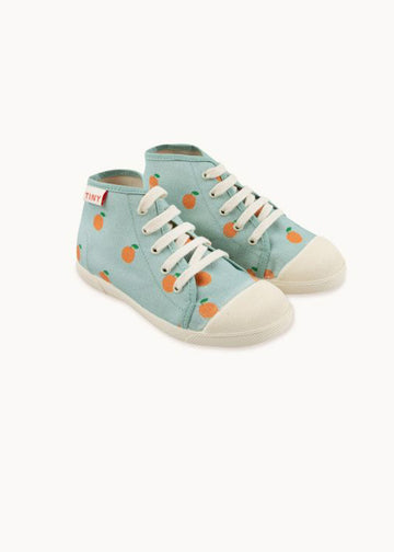 ORANGES HI-TOP SNEAKERS