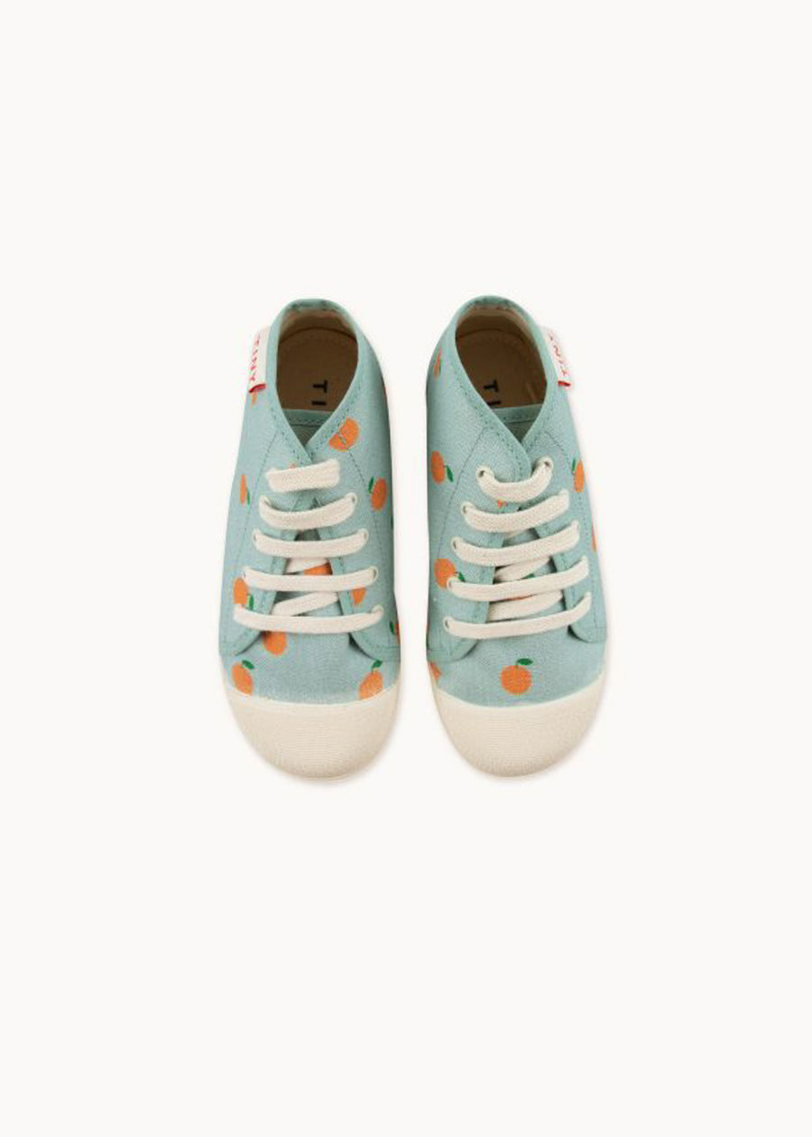 ORANGES HI-TOP SNEAKERS