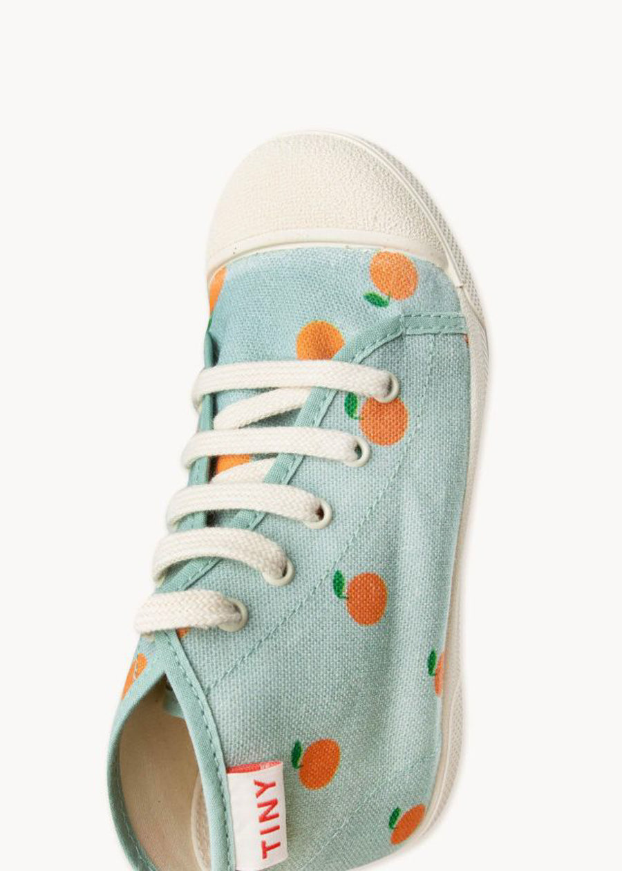 ORANGES HI-TOP SNEAKERS