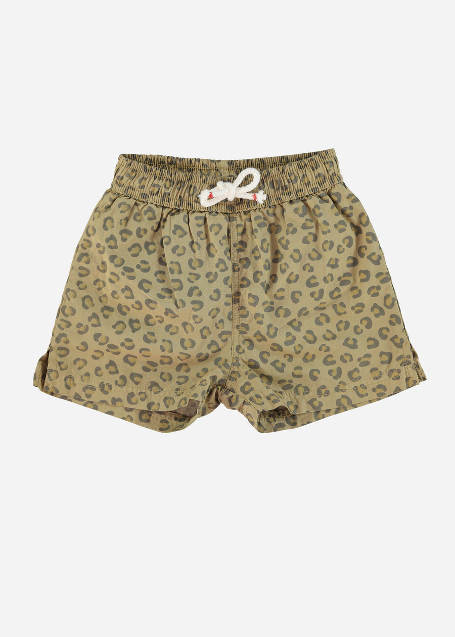 ANIMAL PRINT SWIM SHORTS