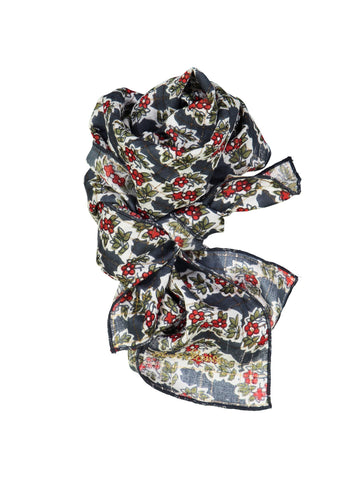 SISSI SCARF - LUREX FLOWER