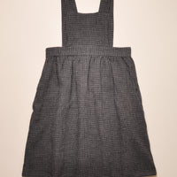 GINGHAM PINAFORE DRESS