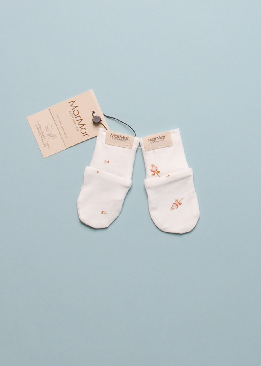 PEONY BABY MITTENS