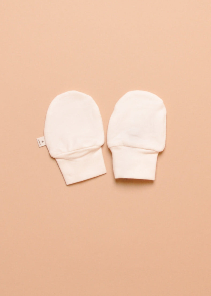 ZIA SCRATCH MITTENS - ECRU
