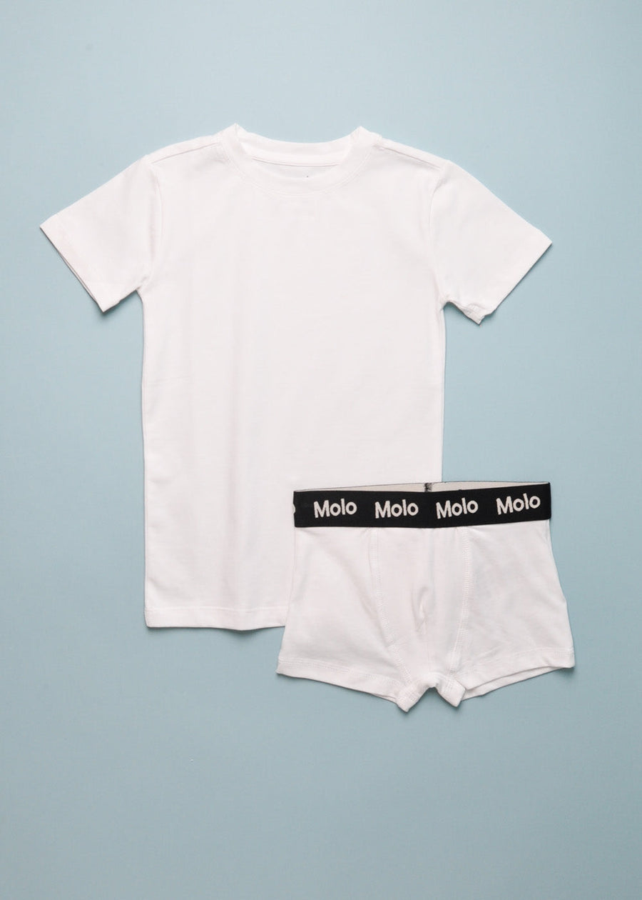 JUSTIN BOXERS - 2 PACK - BLACK/WHITE