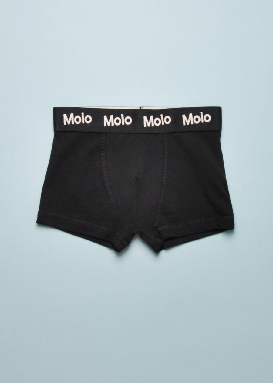 JUSTIN BOXERS - 2 PACK - BLACK/WHITE
