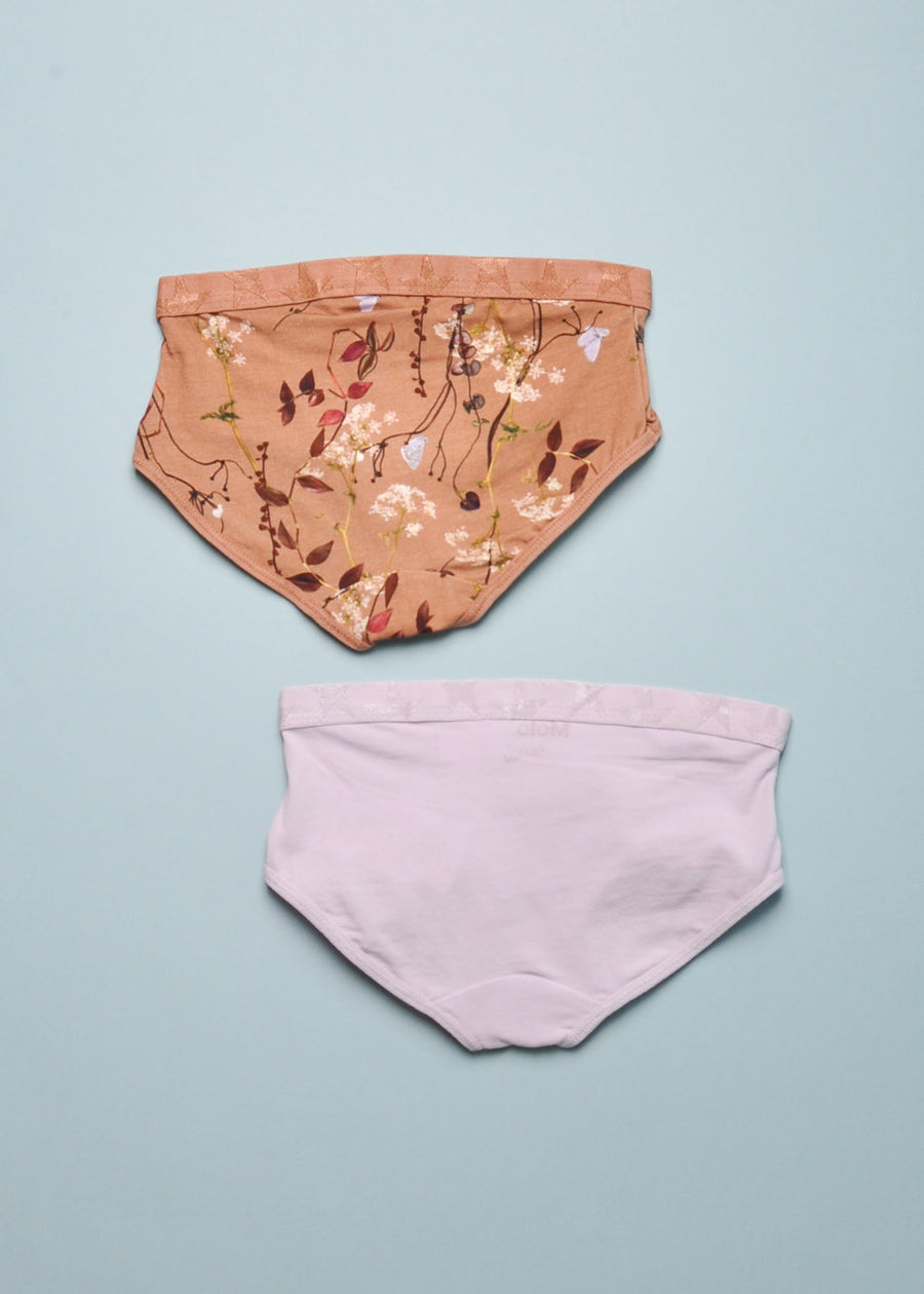 JANA PANTIES - 2 PACK - LILAC/BRANCHES