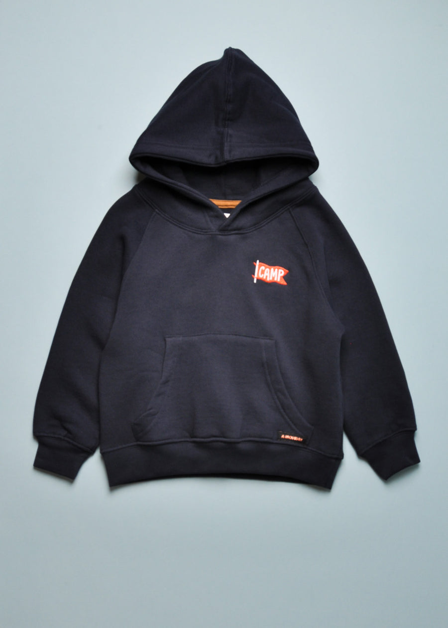 WALTHER CAMP HOODIE - NAVY