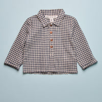 KURTA SHIRT - BLUE GINGHAM