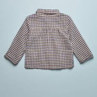 KURTA SHIRT - BLUE GINGHAM