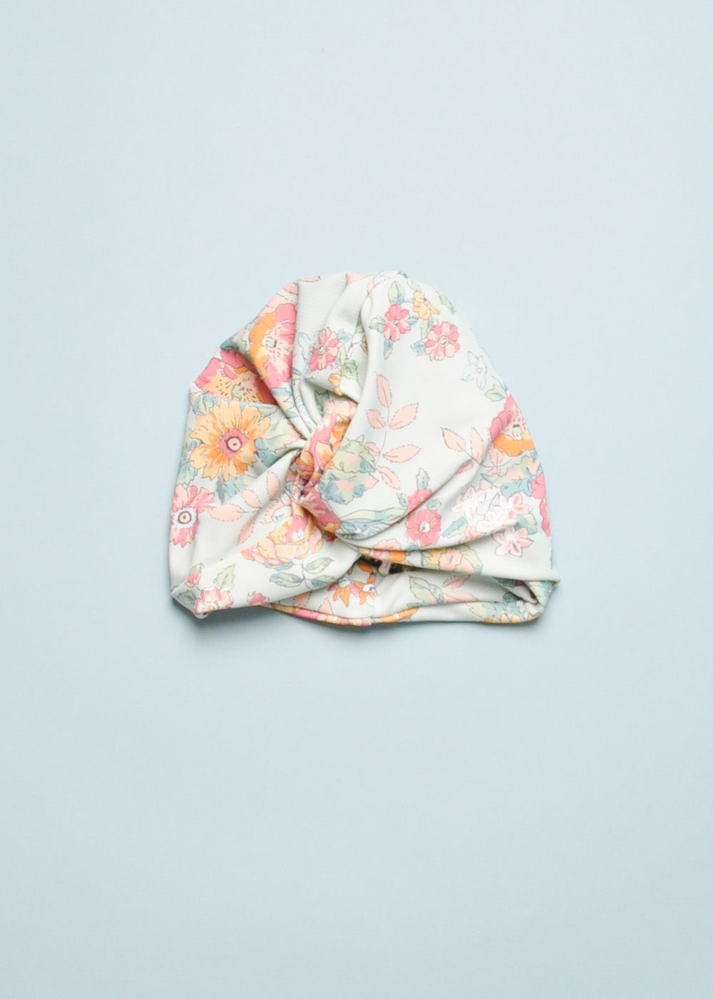 ABINA BATHING TURBAN - MINT FLORAL