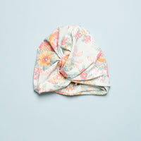 ABINA BATHING TURBAN - MINT FLORAL