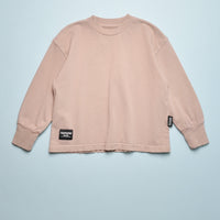 DISTRESSED TRIM SHIRT - STONE