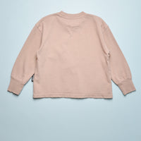 DISTRESSED TRIM SHIRT - STONE