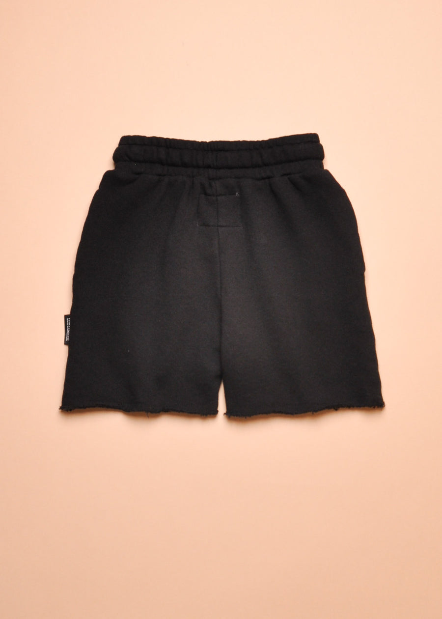 PATCH RAW SWEATSHORTS