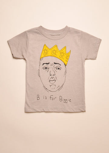 B IS FOR BIGGIE TEE - SAND