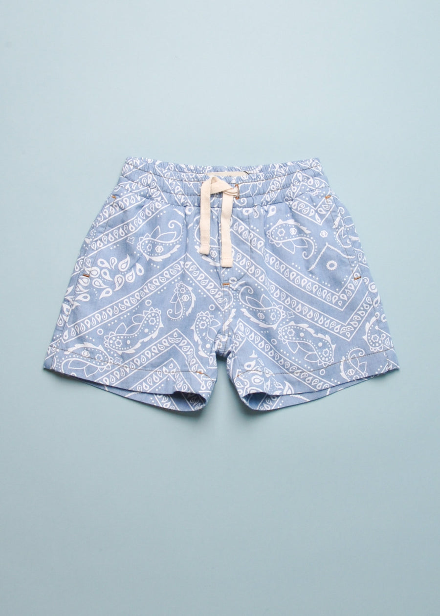 BANDANA CHAMBRAY SHORTS