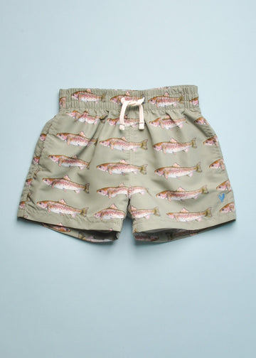 RAINBOW TROUT SWIM TRUNKS