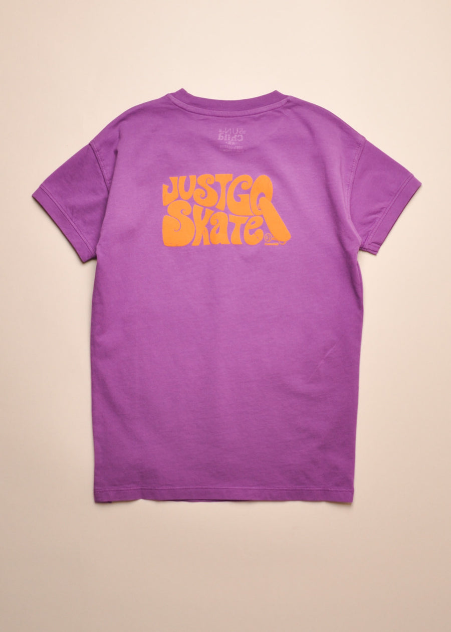 BARKLEY JUSTGOSKATE T-SHIRT DRESS - IRIS