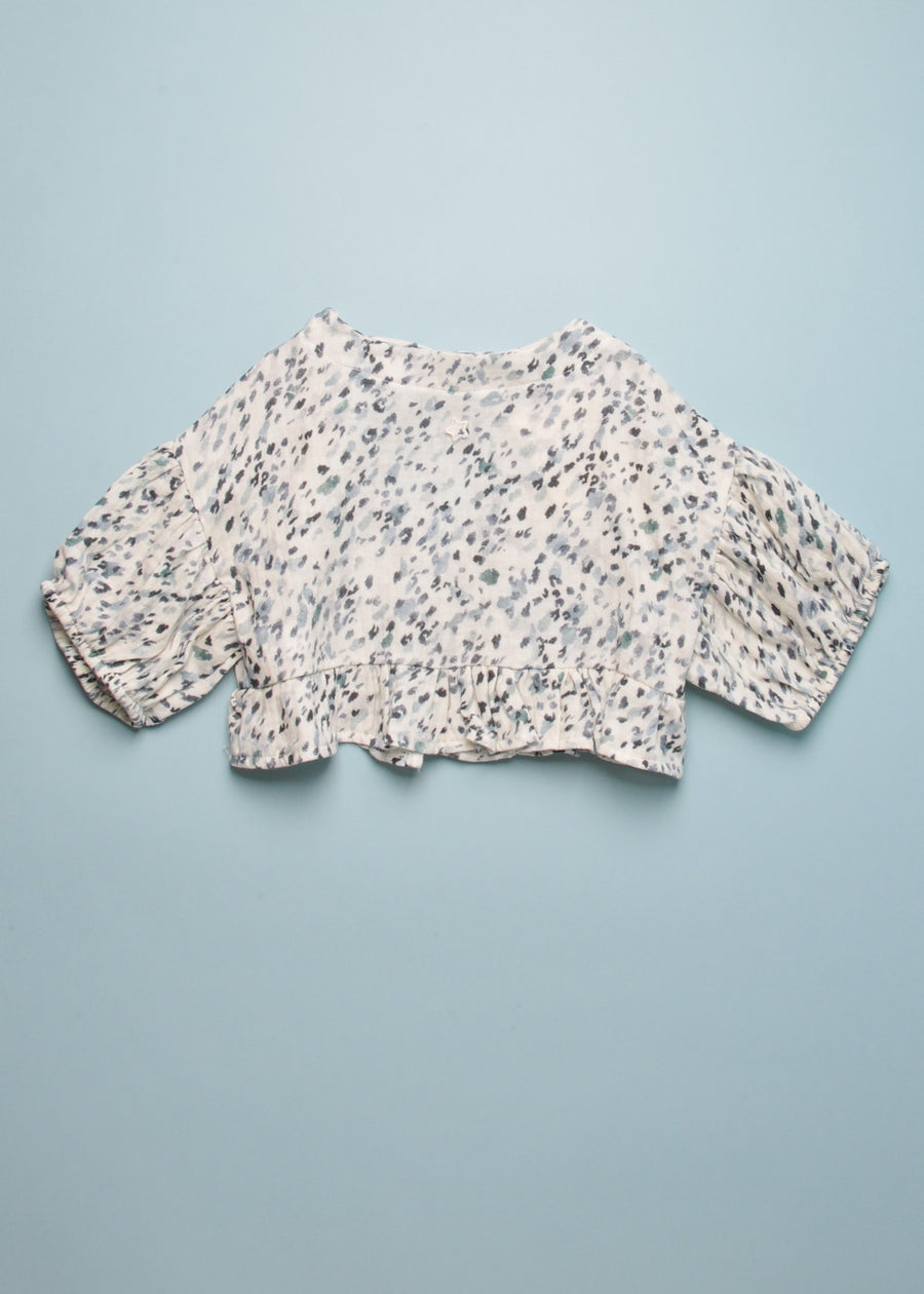 ANIMAL PRINT BLOUSE