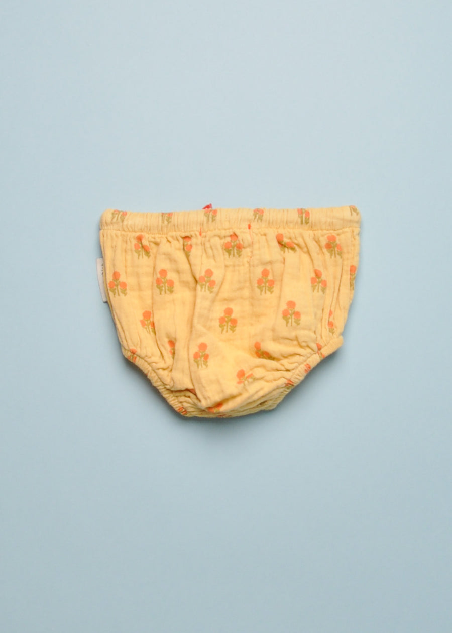 FLORAL SHORTIES - YELLOW