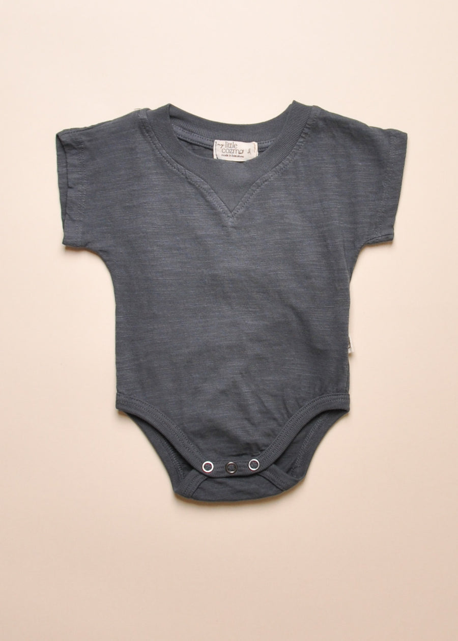 FINLEY SLUB ONESIE - ANTHRACITE