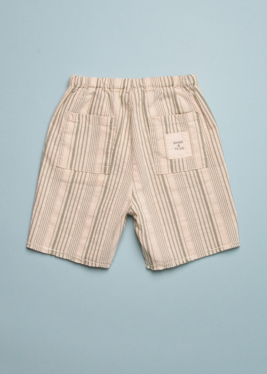 VERTICAL STRIPE BERMUDA SHORT