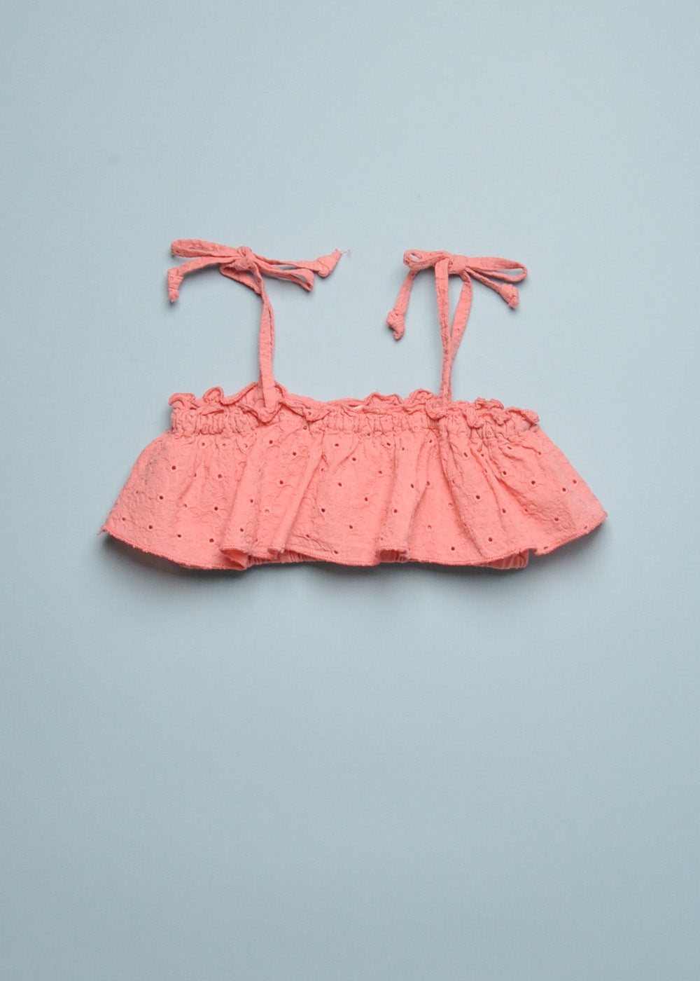 EYELET COTTON BIKINI