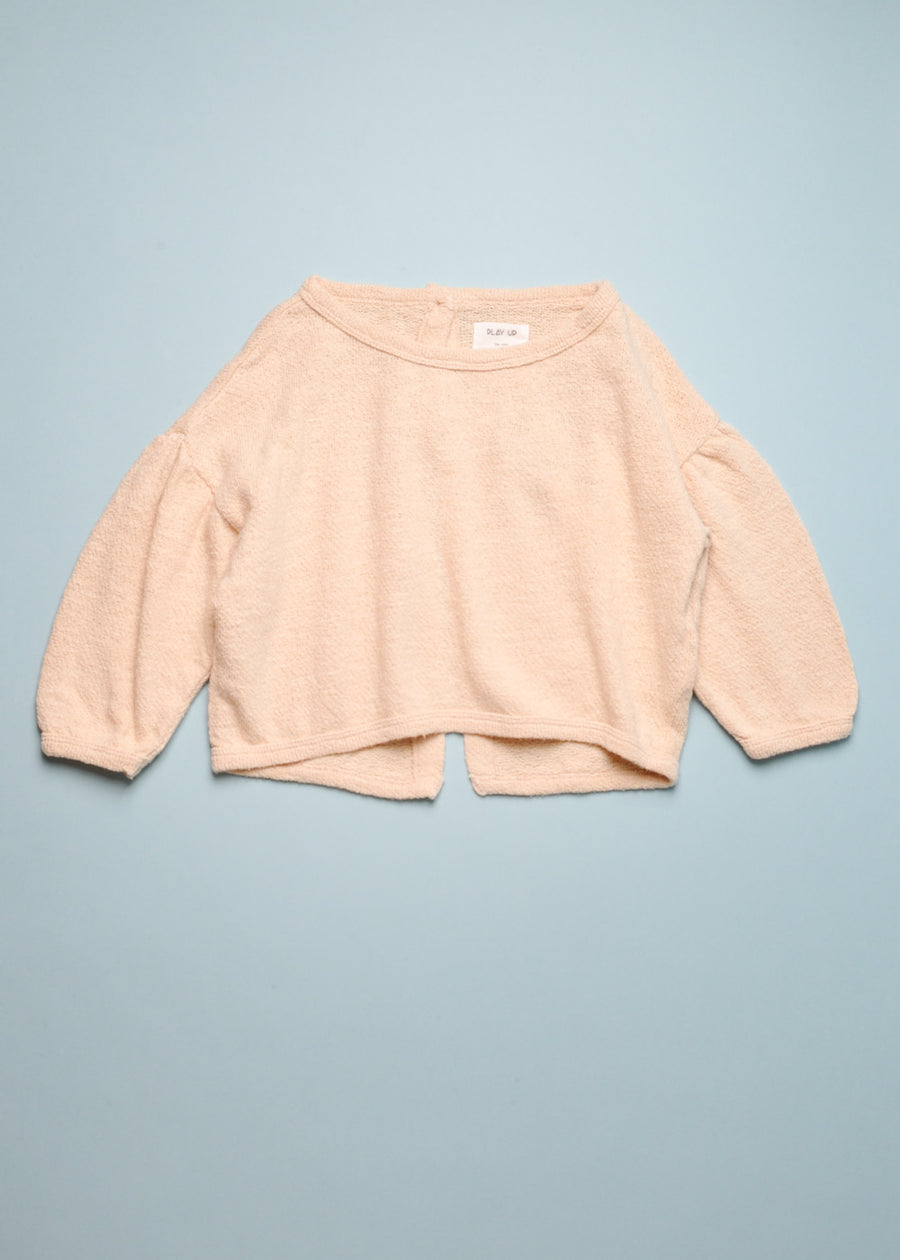 OPEN BACK SHRUG SWEATER