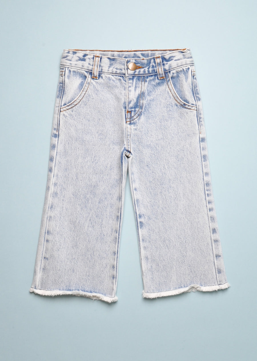 RAW WIDE LEG JEANS
