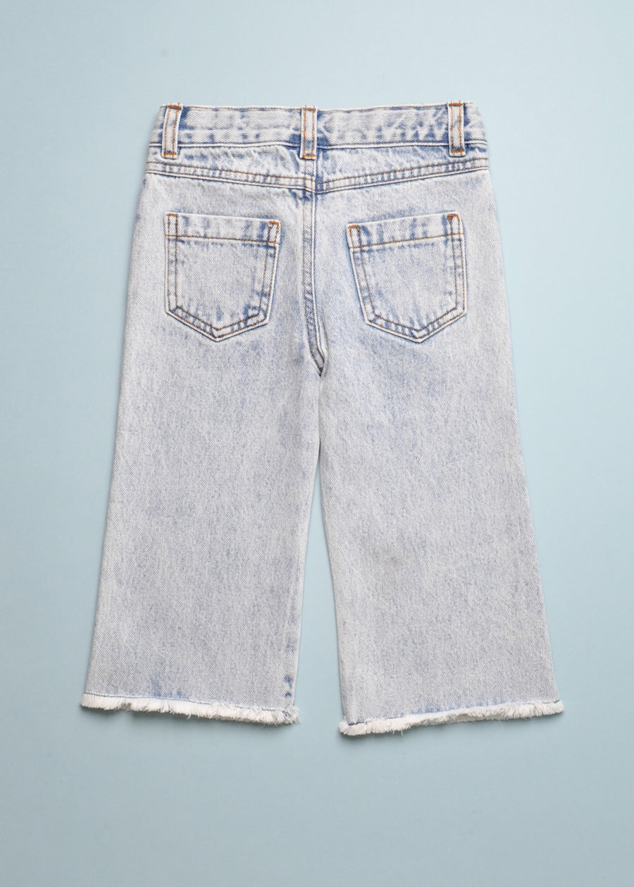 RAW WIDE LEG JEANS