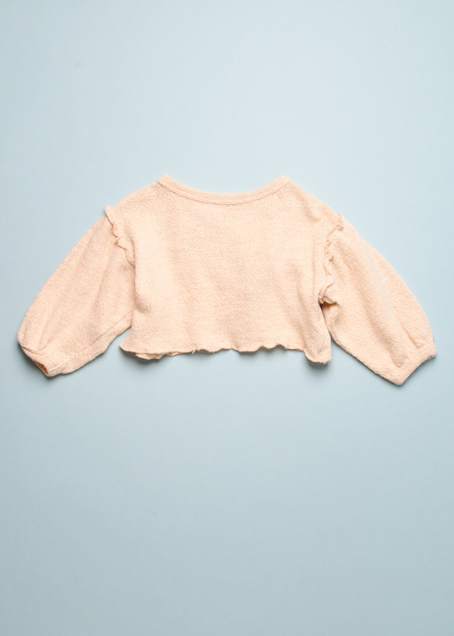 CROSS BACK SHRUG SWEATER