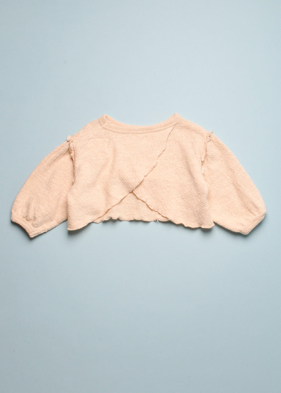 CROSS BACK SHRUG SWEATER