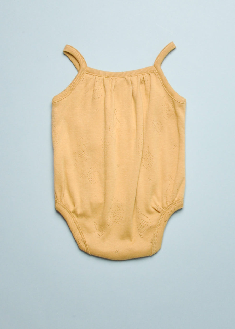 AJOUR EYELET ONESIE - MORINGA