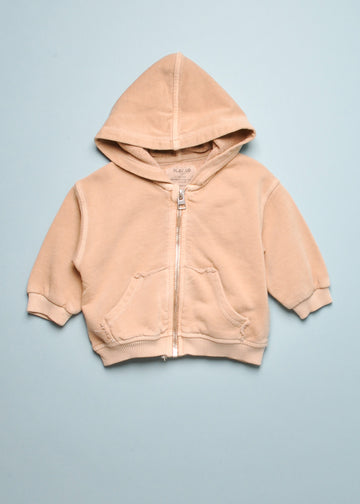 ZIP FADED HOODIE
