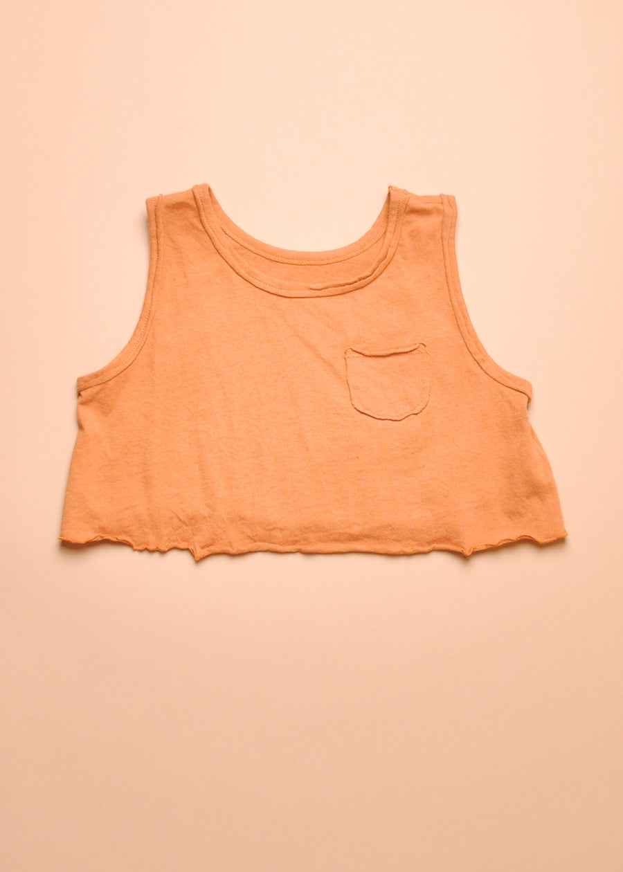 BOXY RAW TANK - LILIANA ORANGE