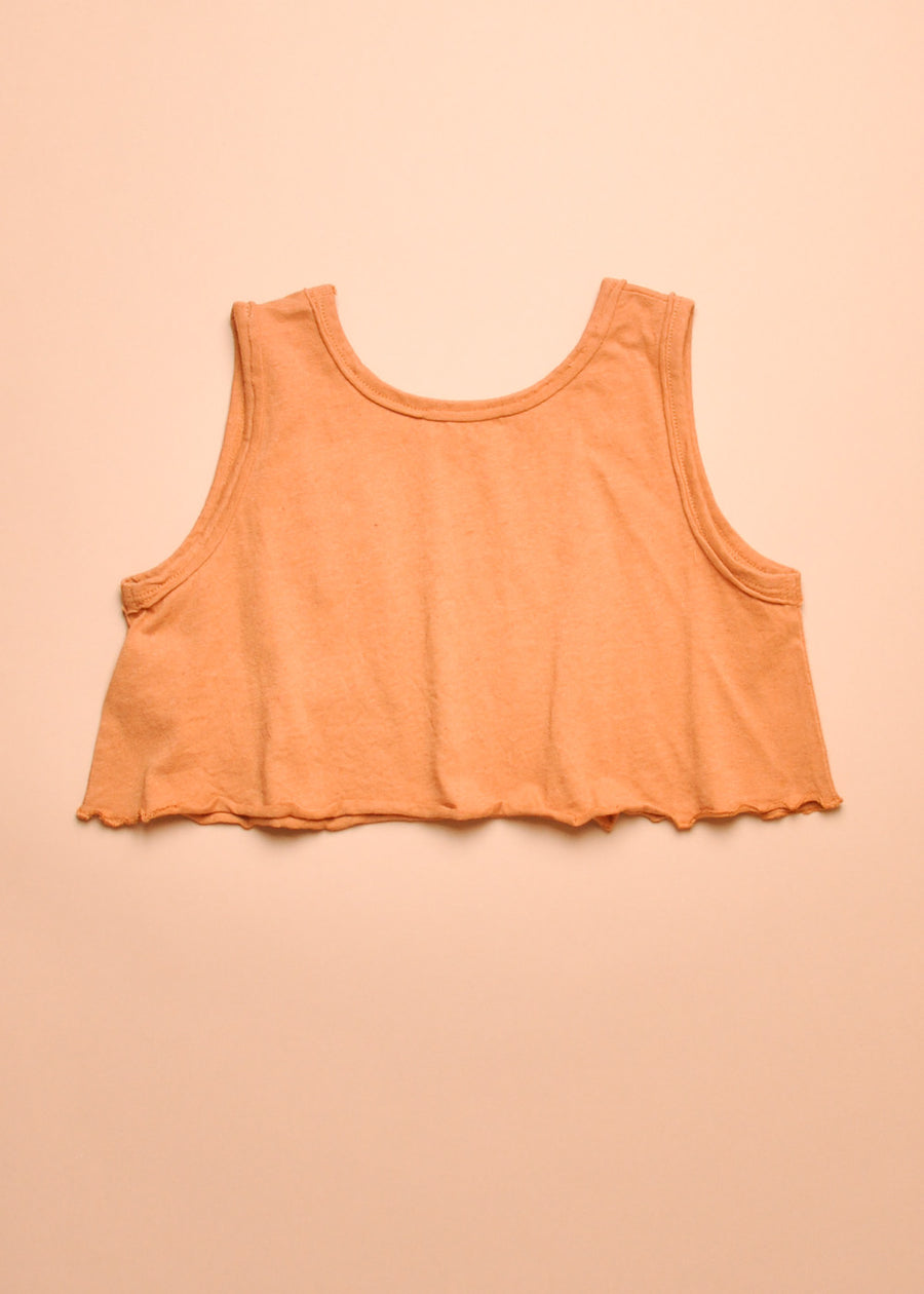 BOXY RAW TANK - LILIANA ORANGE