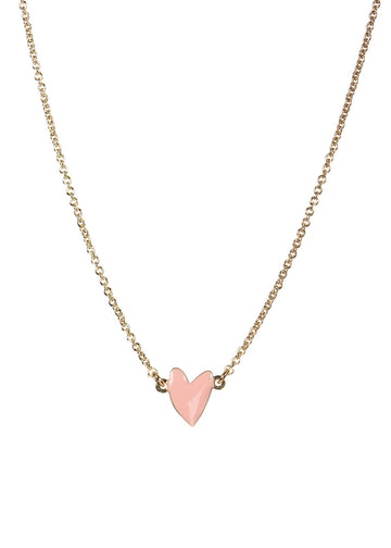 PINK HEART NECKLACE