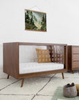 NIFTY CLEAR 3-IN-1 CRIB - WALNUT