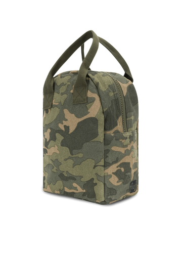 ORGANIC ZIPPER LUNCH BAG - CAMO
