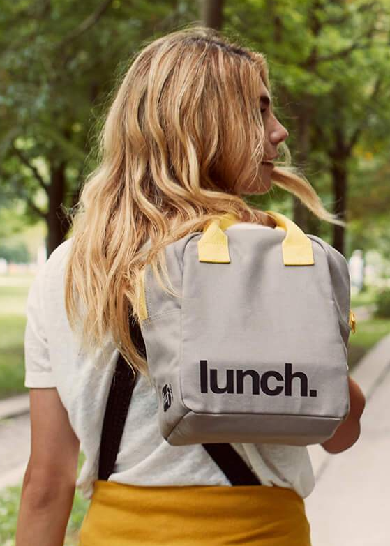 ORGANIC ZIPPER LUNCH BAG - 