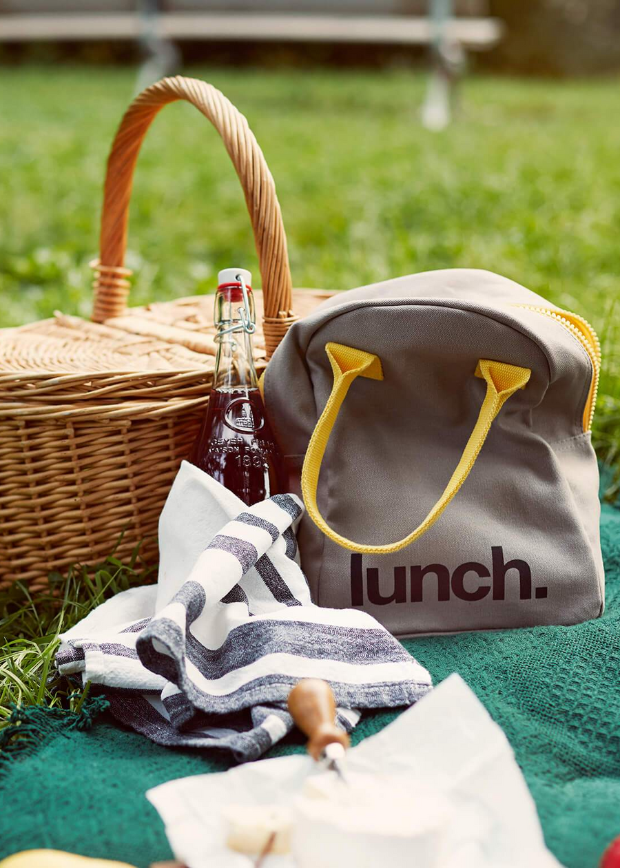 ORGANIC ZIPPER LUNCH BAG - 