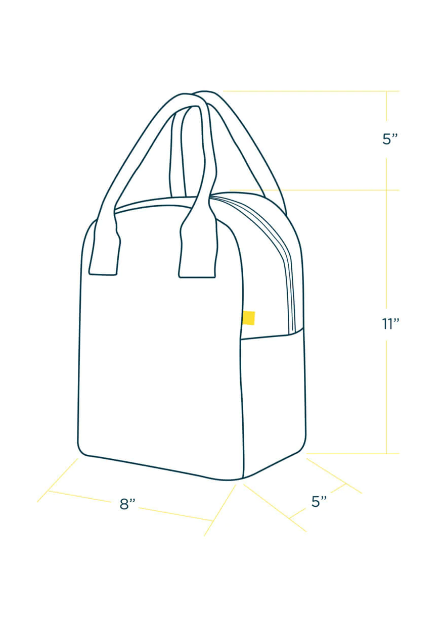 ORGANIC ZIPPER LUNCH BAG - 