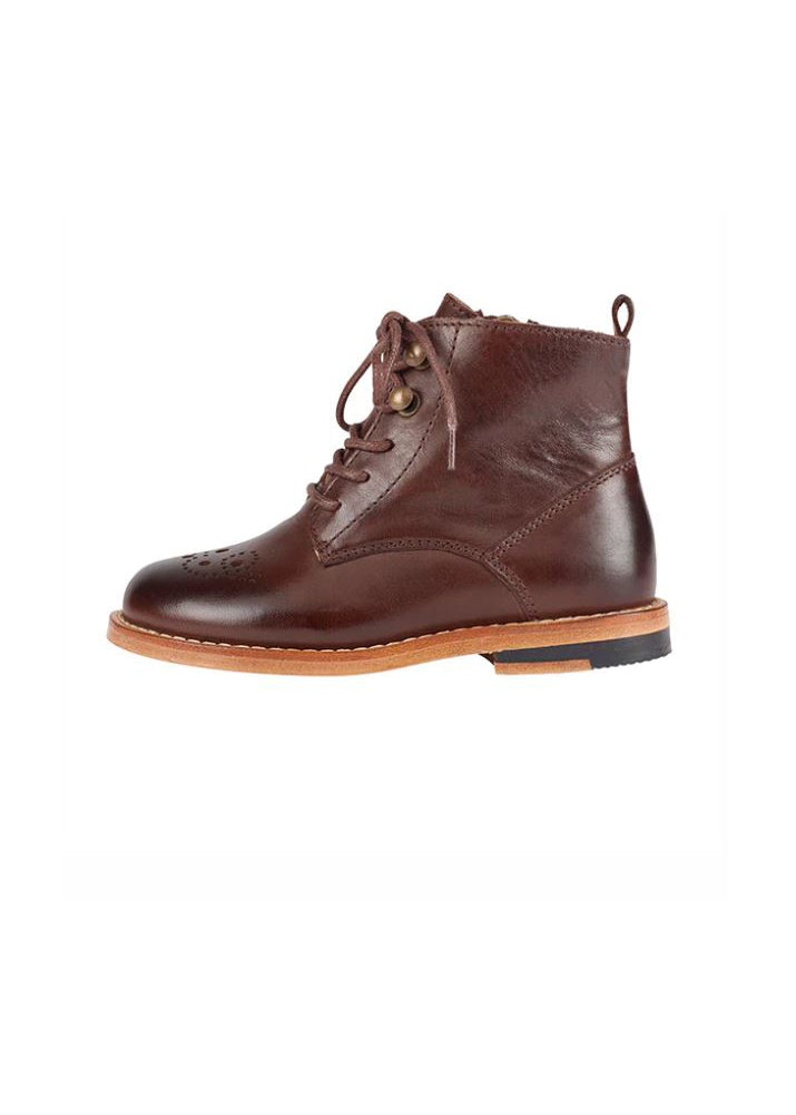 BUSTER BROGUE BOOT WITH LEATHER SOLE