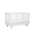 HUDSON 3-IN-1 CONVERTIBLE CRIB WITH TODDLER BED CONVERSION KIT - WHITE