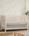 GELATO 4-IN-1 CONVERTIBLE CRIB WITH TODDLER BED CONVERSION KIT - WASHED NATURAL