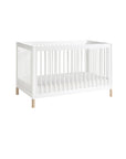 GELATO 4-IN-1 CONVERTIBLE CRIB WITH TODDLER BED CONVERSION KIT - WHITE
