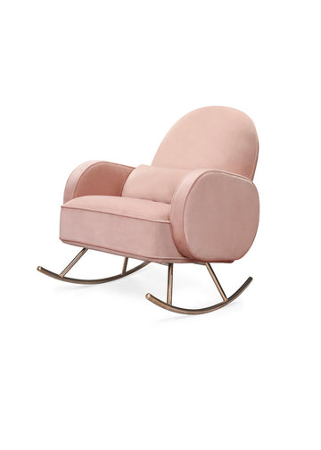 COMPASS ROCKER - BLUSH PINK VELVET