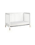 GELATO 4-IN-1 CONVERTIBLE CRIB WITH TODDLER BED CONVERSION KIT - WHITE